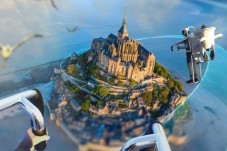 Mont Saint-Michel vu du ciel 