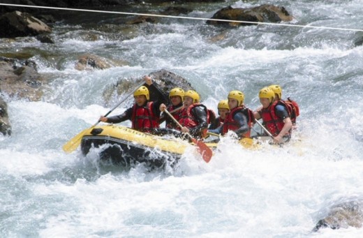 River Rafting Vorderrhein, Suisse