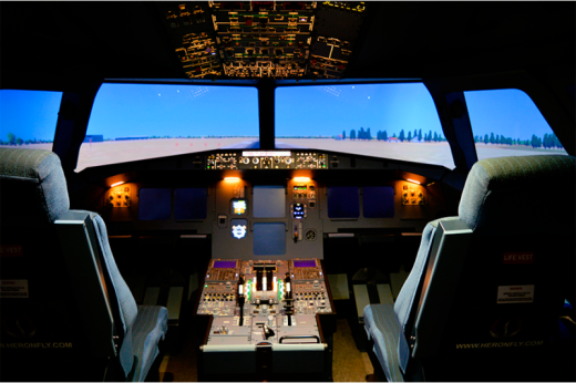 Simulador de vuelo Airbus A320
