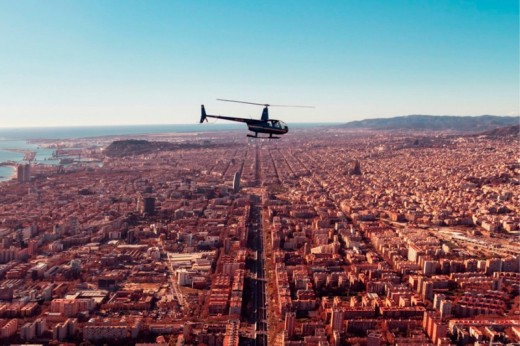 Vol en Hélicoptère à Barcelone