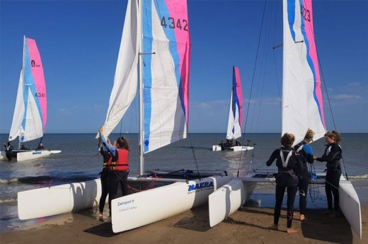 Hele dag catamaranzeilen in Cadzand-Bad