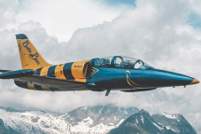 Vol en avion de chasse L-39 Albatros à Sion, Suisse