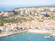 Vol en hélicoptère à Lisbonne | Itinéraire de découverte pour 3 personnes
