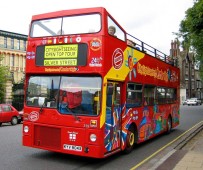 San Sebastian, hop, hop, bus, ville, tour, tour
