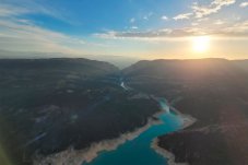 Traversée en montgolfière à travers les Pyrénées : Montsec et Mont-Rebei
