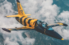 Vol en avion de chasse L-39 Albatros à Sion, Suisse