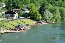 Rafting sur la Loisach et l'Isar dans la région de Munich (Allemagne)