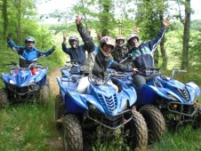 Quad dans la nature de l'Essonne
