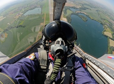 Vol en avion de chasse