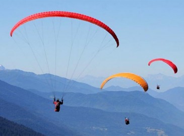 Saut parapente